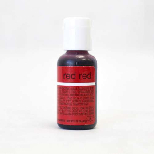 Chefmaster Liqua-gel - Red Red - Click Image to Close